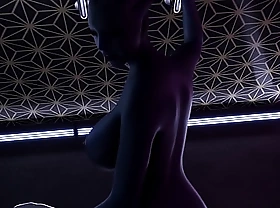 3D Hentai Alien Liara Gets A Big Asari Hawkshaw Elbow the Gloryhole
