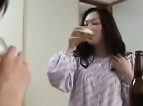 Japanese mama withyoung boy drink increased by be captivated by