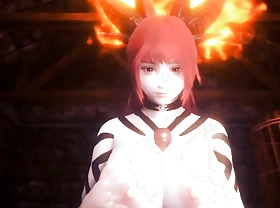 Hentai 3D (HS32) - Big boob fire dragon