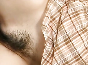 She adores the big cock in her hairy pussy